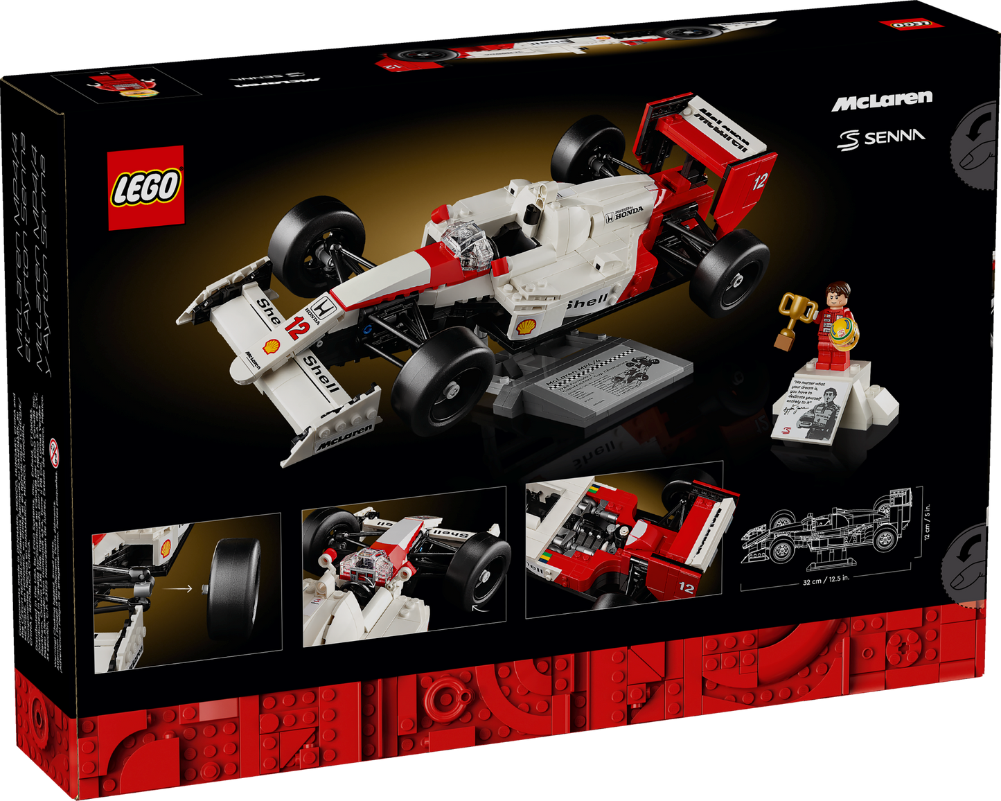LEGO Icons | McLaren MP4/4 & Ayrton Senna (10330)