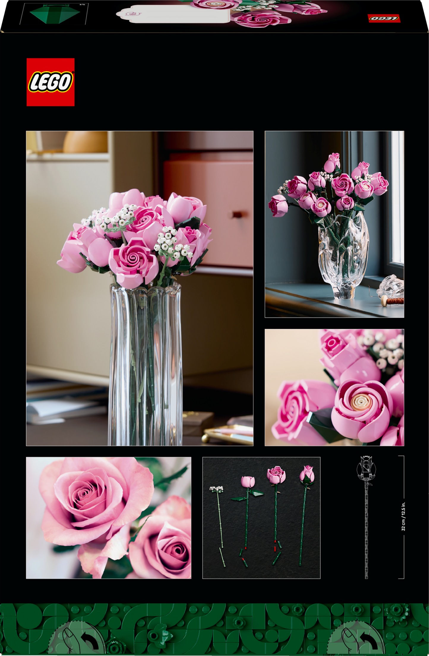 LEGO Botanicals: Bouquet of Pink Roses (10374)