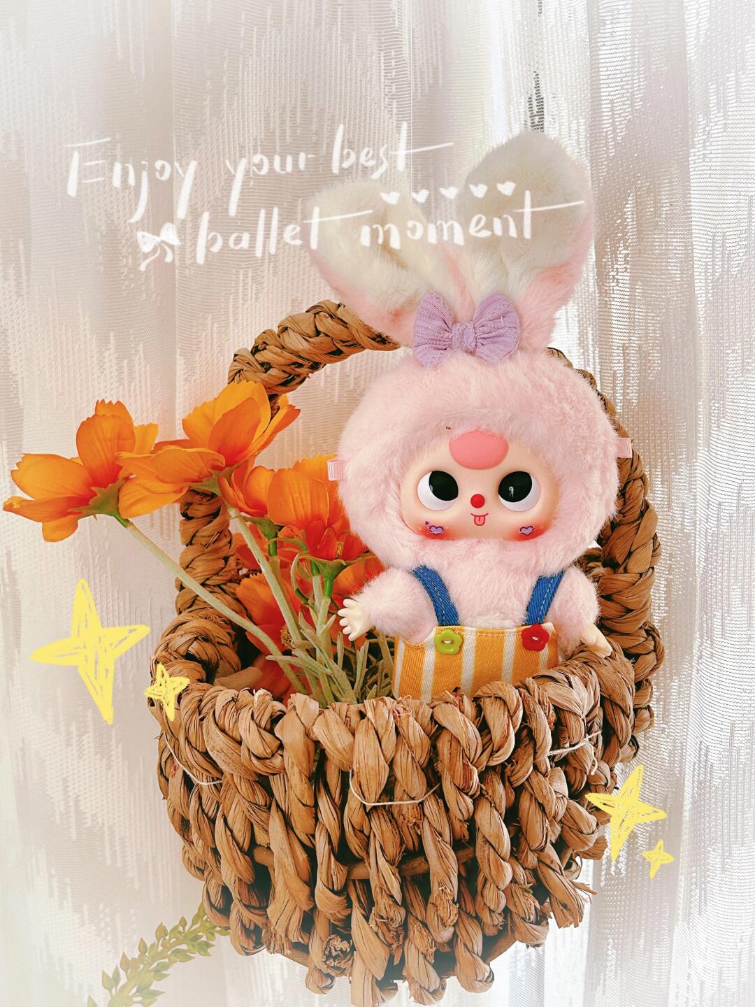 Baby Three | Macaron Cute Bunny Plush Blind Box