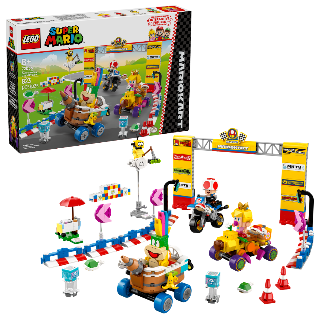 LEGO Mario Kart Baby Peach & Grand Prix Set 72036 Super Mario