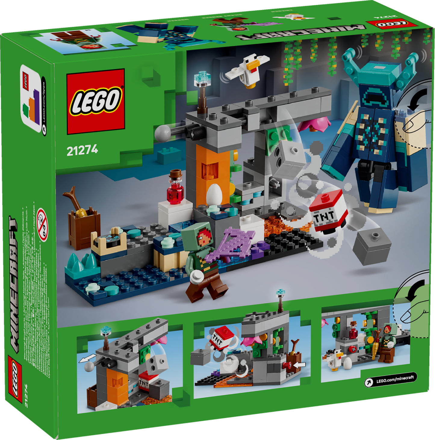 LEGO Minecraft | The Warden Encounter V29 (21274)