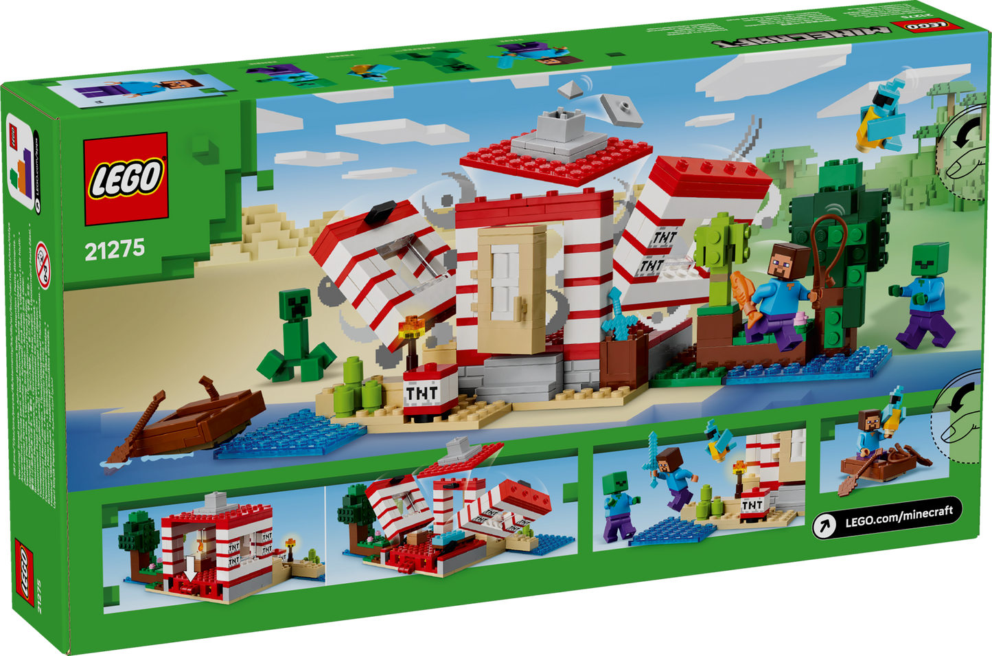 LEGO Minecraft | The TNT Jungle House (21275)