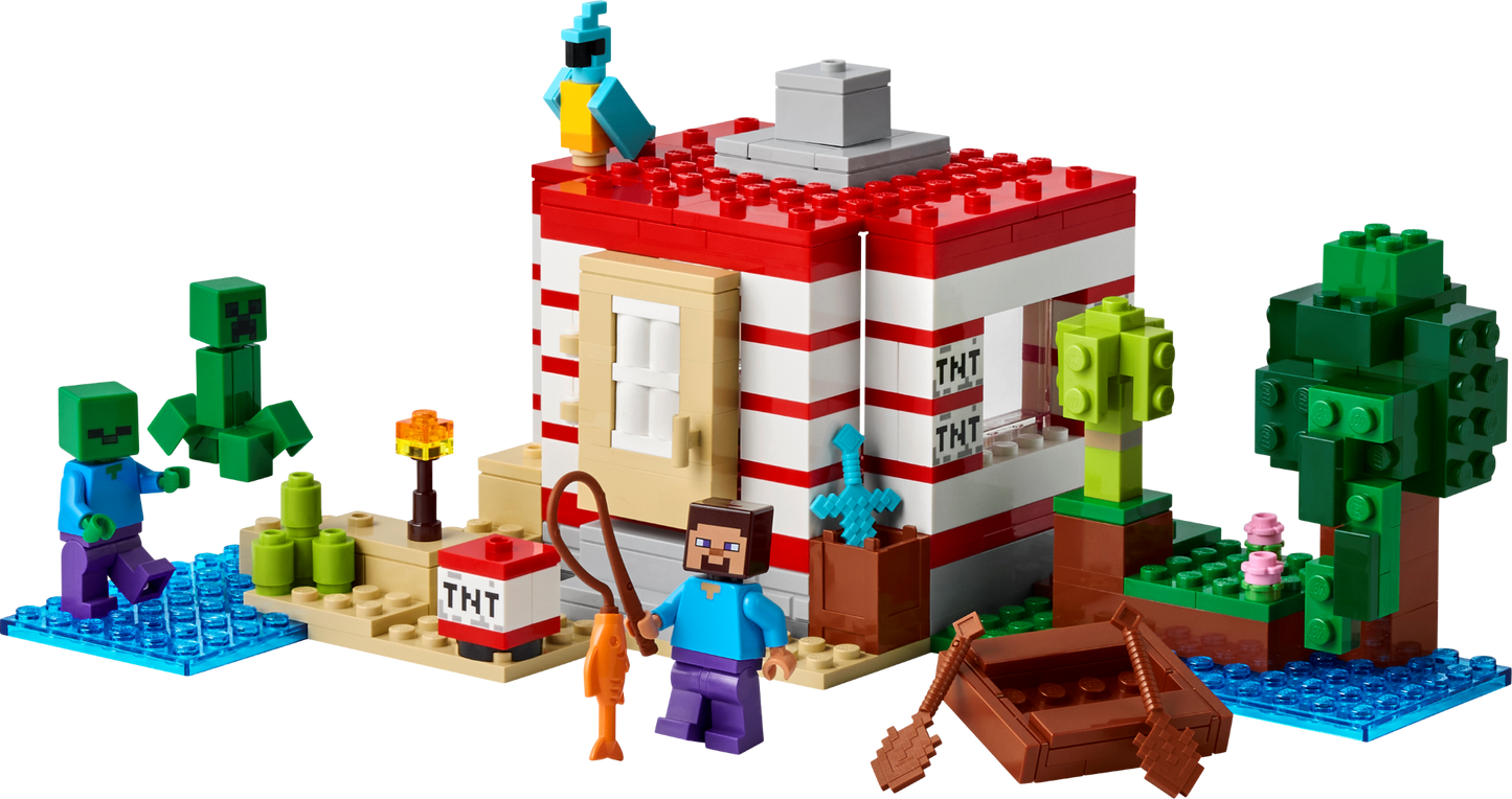 LEGO Minecraft | The TNT Jungle House (21275)