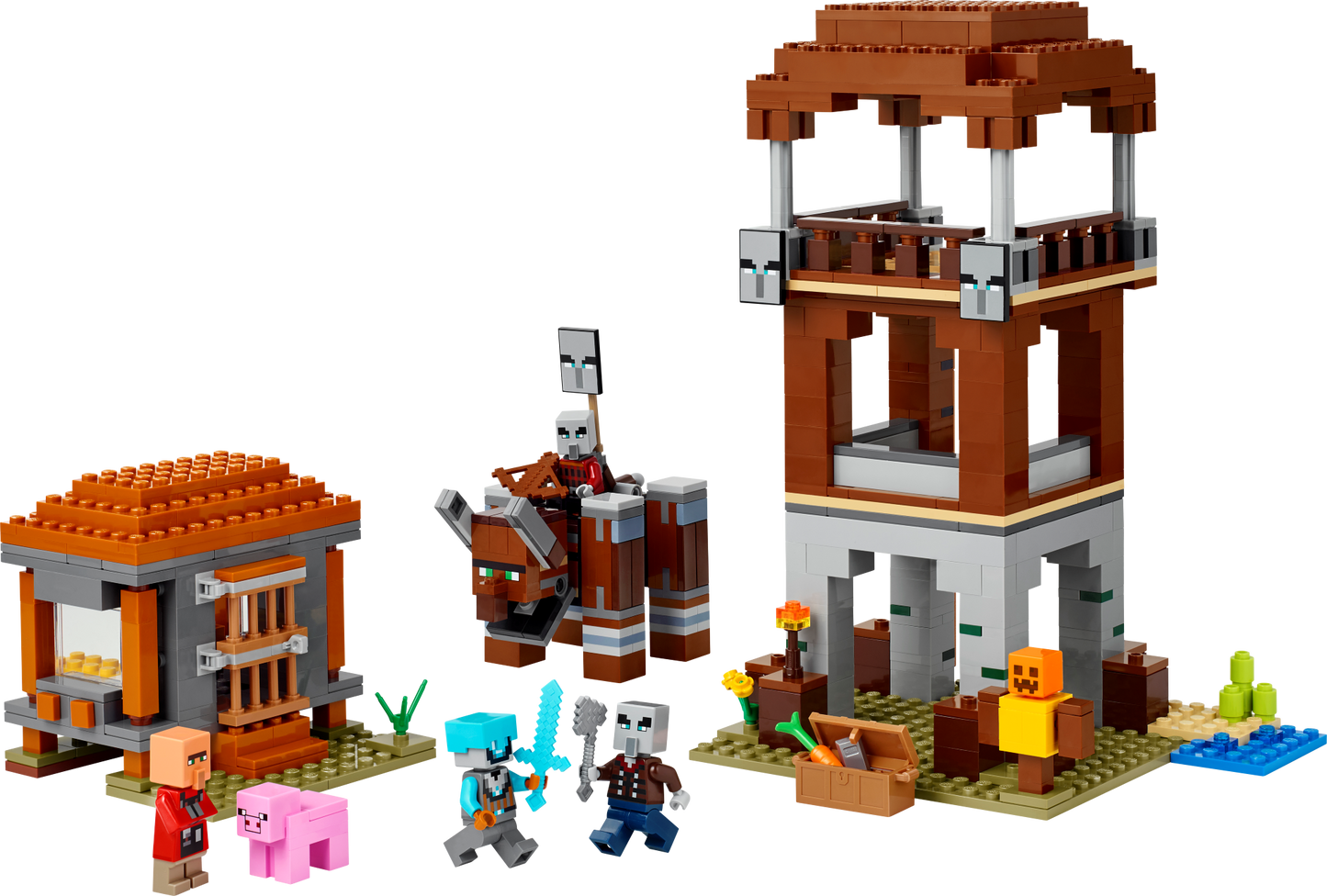 LEGO Minecraft | The Pillager Outpost and Ravager (21278)