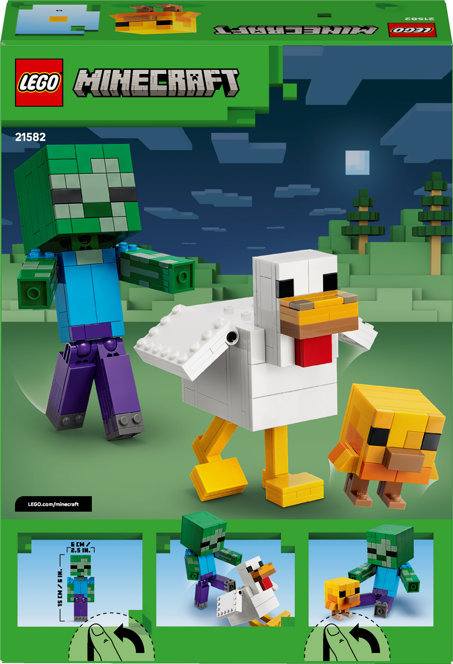 PRE-ORDER - LEGO Minecraft: Chicken Jockey (21582)