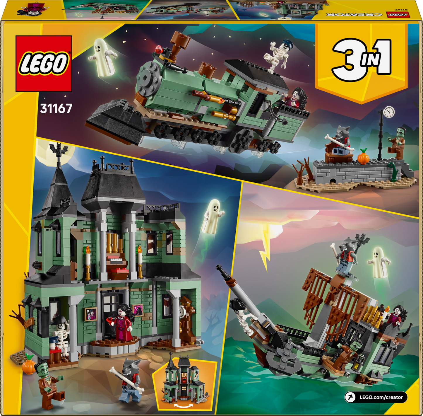 LEGO Creator 3in1: Haunted Mansion (31167)
