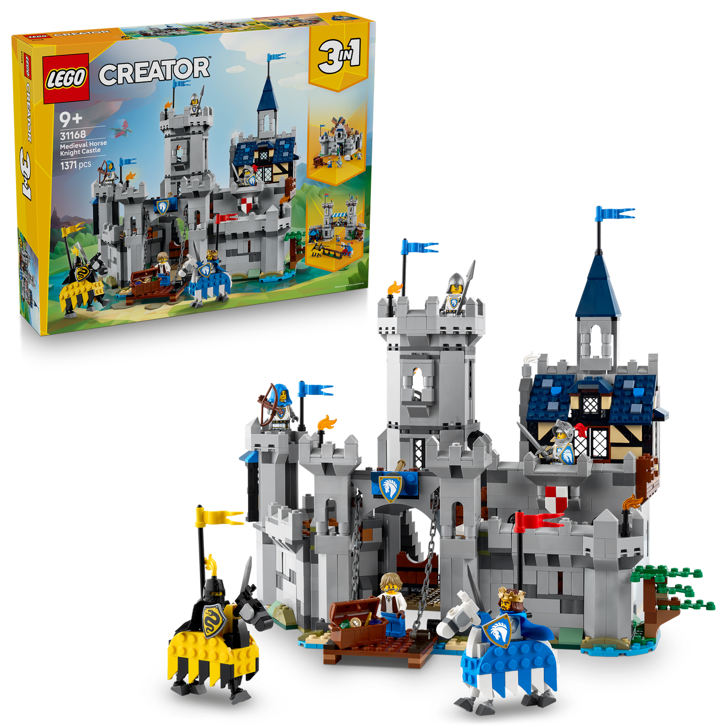 LEGO Creator 3in1: Medieval Horse Knight Castle (31168)