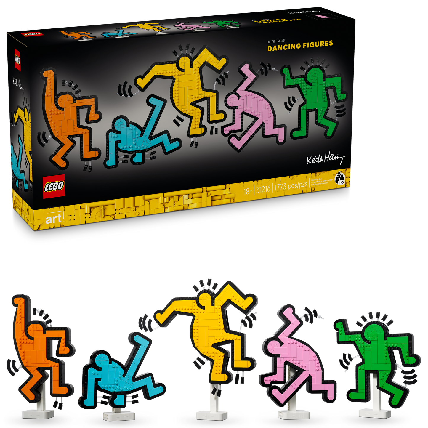 LEGO Art | Keith Haring Dancing Figures (31216)
