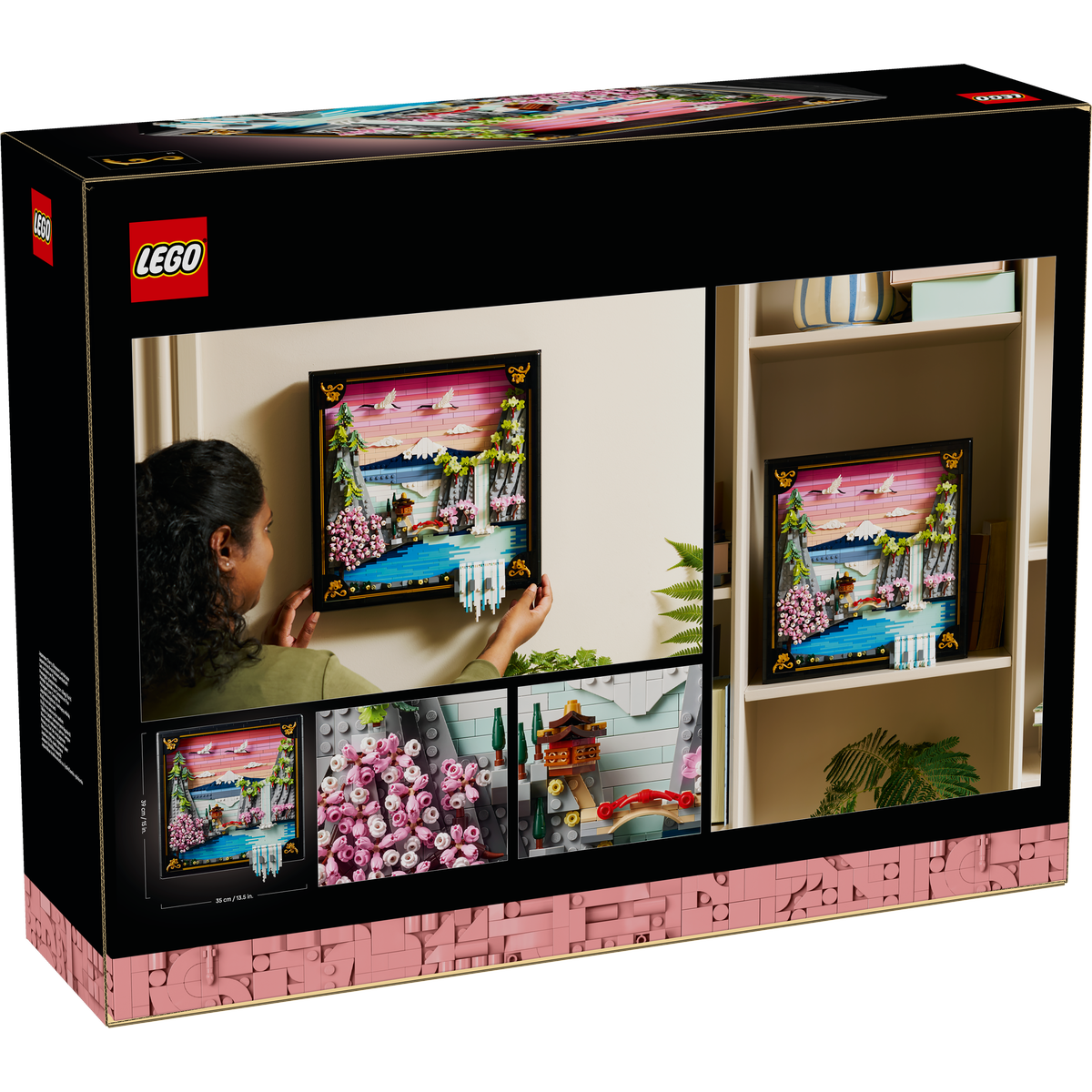 LEGO Art Japanese Cherry Blossom Landscape Wall Art (31218)