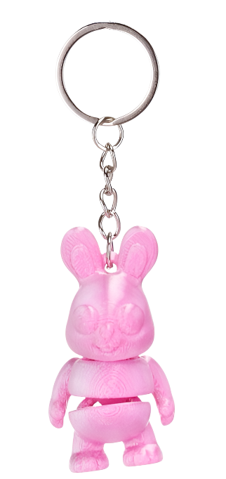 3D Sculptworx Printed Animals Keychain Asst