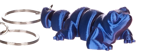 3D Sculptworx Printed Animals Keychain Asst