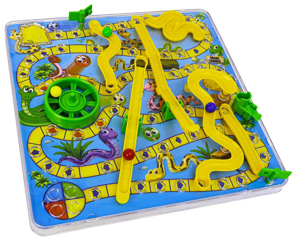 3D Snakes & Ladders Kids Childrens Board Game
