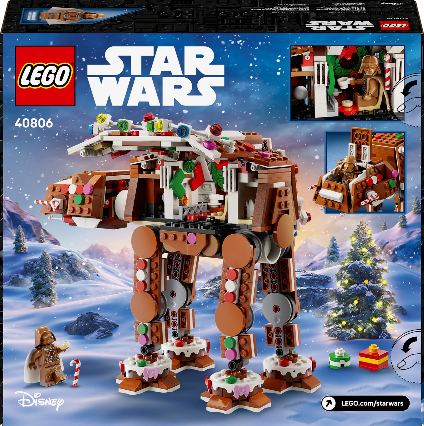 PRE-ORDER - LEGO Star Wars: Gingerbread AT-AT™ Walker (40806)