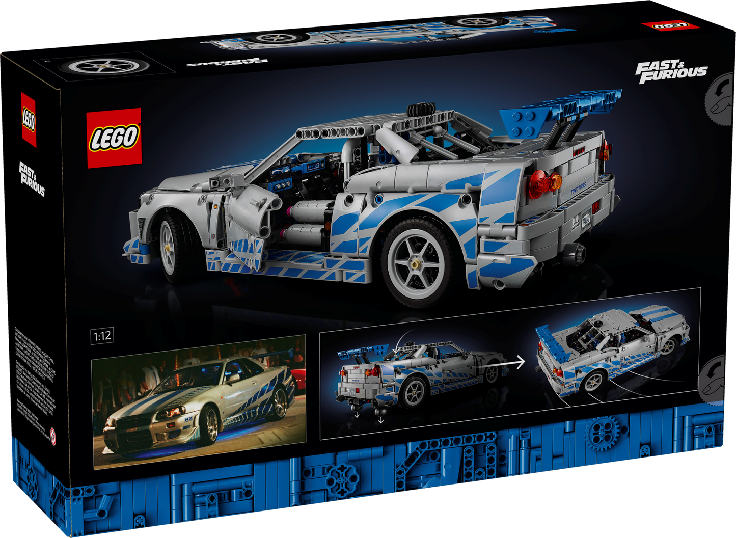 LEGO Technic | 2 Fast 2 Furious | Nissan Skyline GT-R (R34) Car (42210)