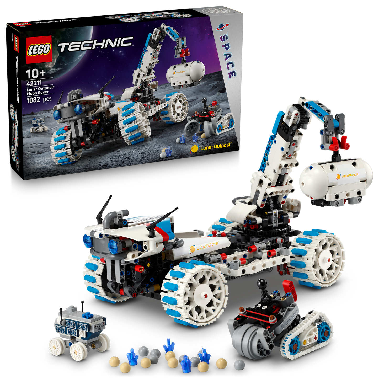 LEGO Technic: Lunar Outpost™ Moon Rover Space Vehicle (42211)