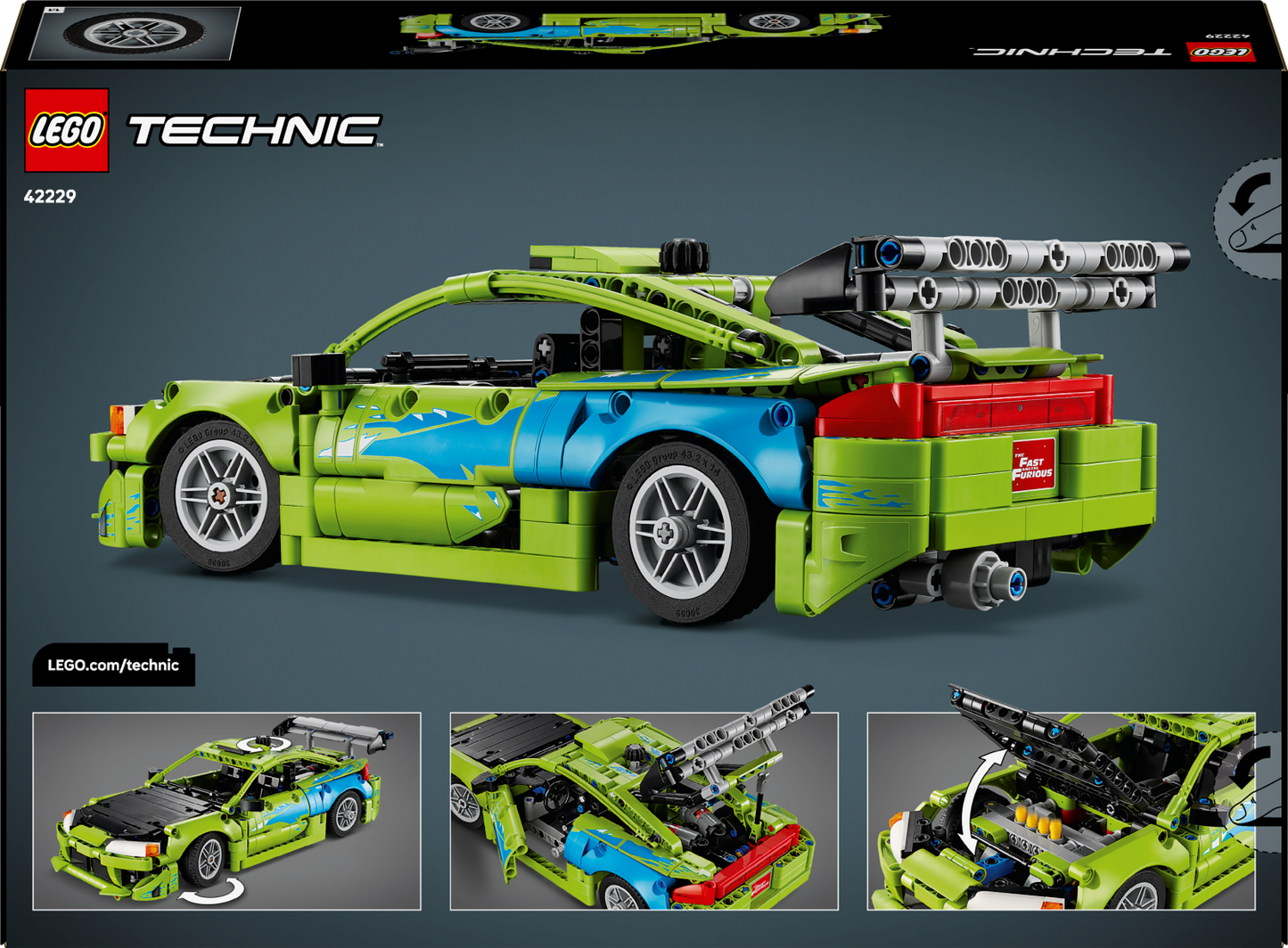 LEGO Technic: Fast and Furious Mitsubishi Eclipse Car (42229)