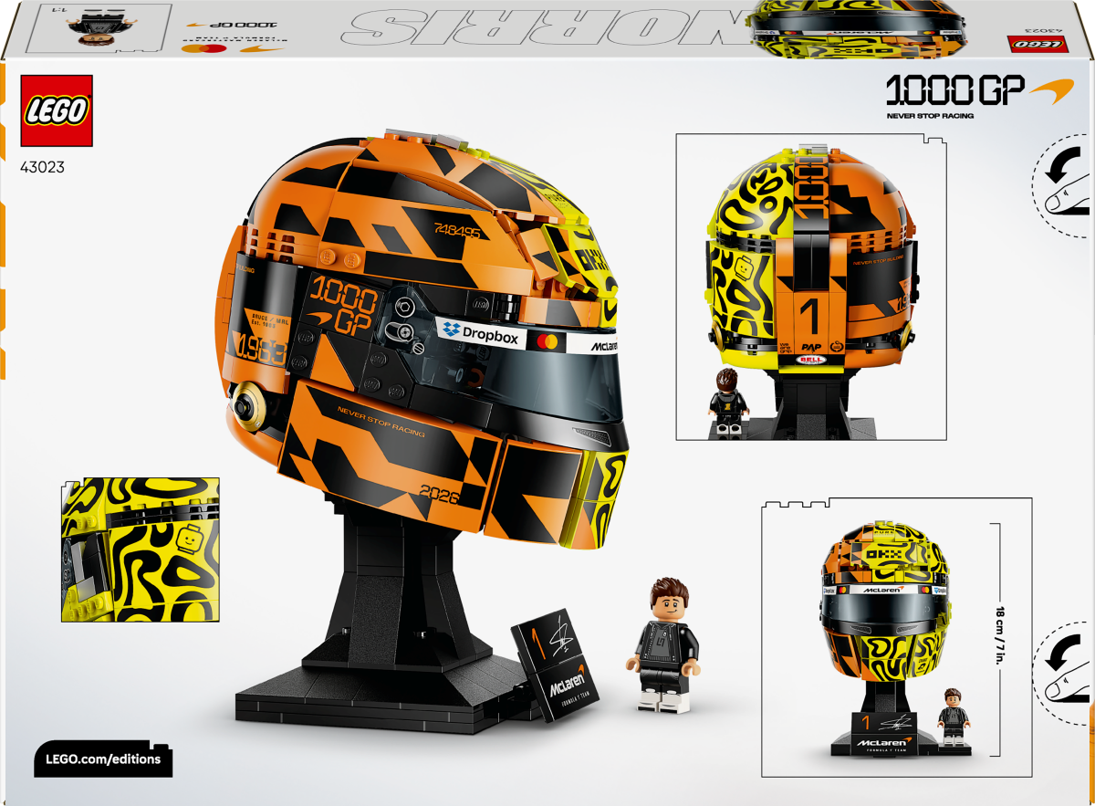 LEGO Editions: McLaren Mastercard F1® Team Lando Norris Helmet (43023)