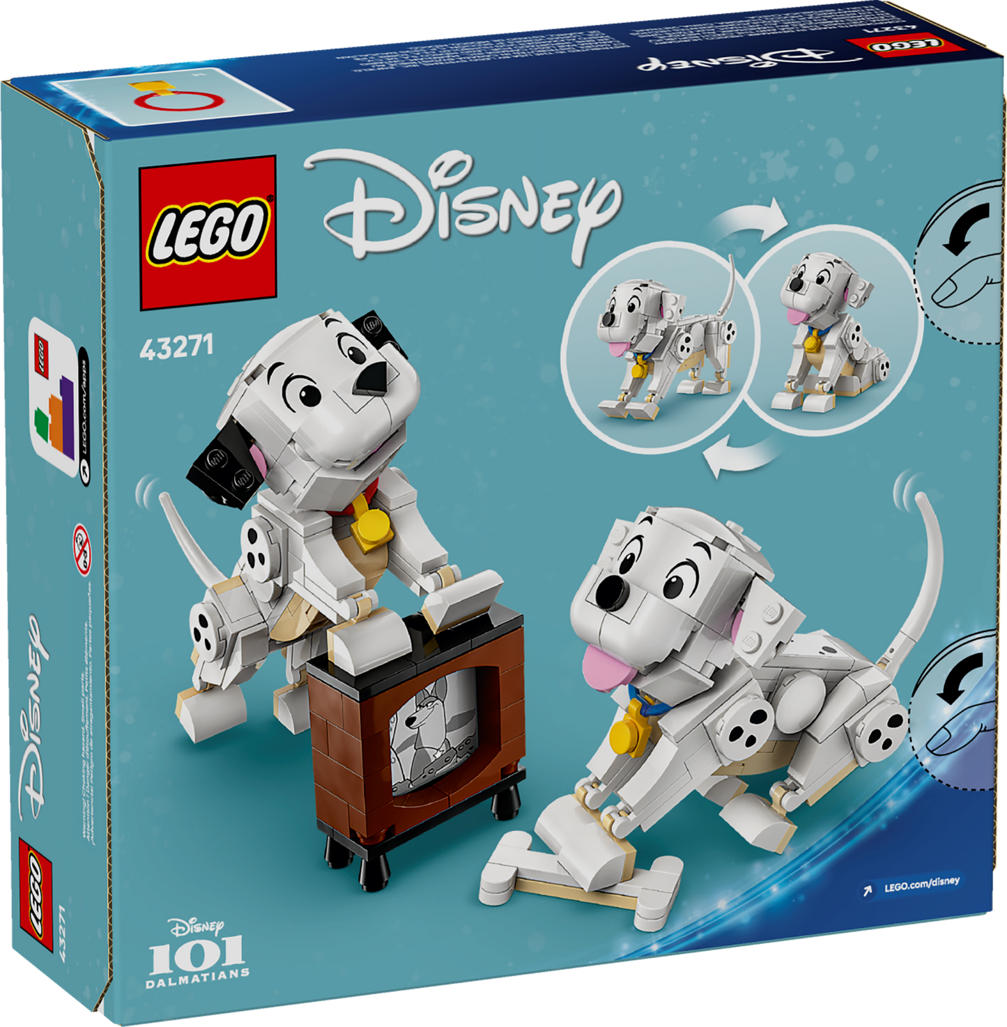 LEGO Disney | Lucky & Penny 101 Dalmatians Puppies (43271)