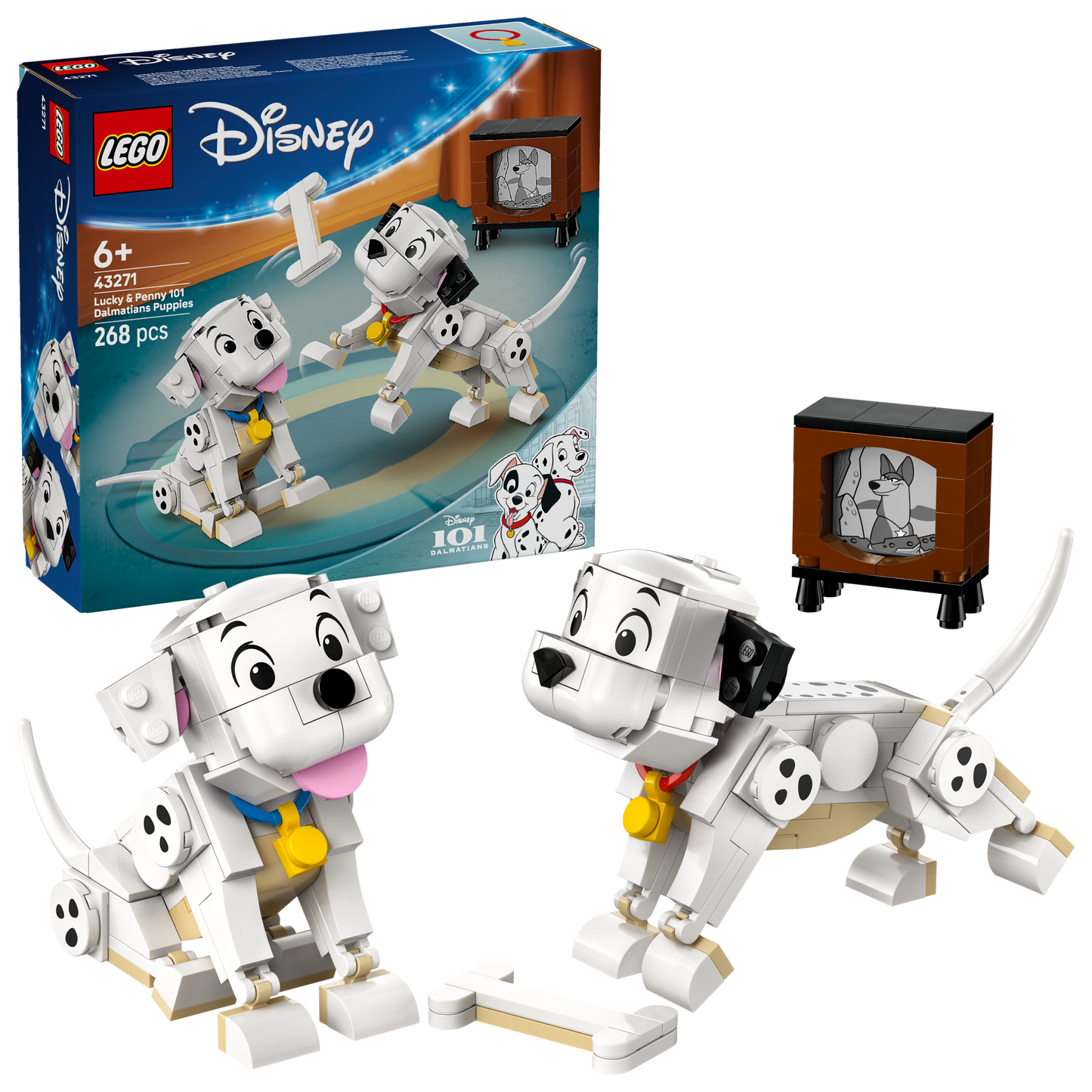 LEGO Disney | Lucky & Penny 101 Dalmatians Puppies (43271)