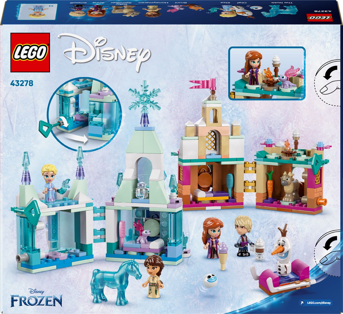 LEGO Disney Frozen: Mini Arendelle Castle & Elsa's Ice Palace (43278)
