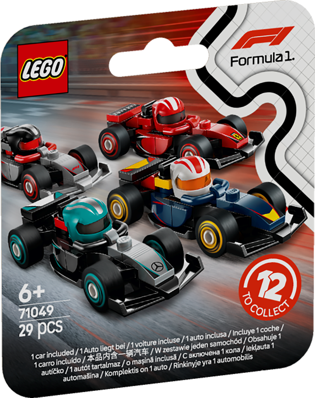 LEGO Formula Collectible Race Cars Single Pack (71049) Toy
