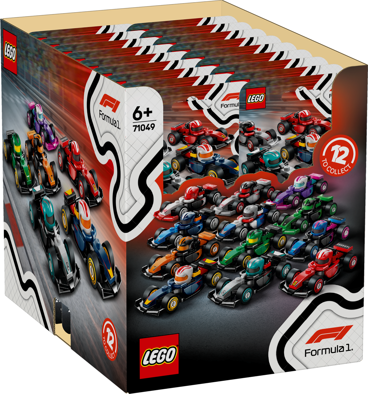 LEGO (71049) Formula 1: F1® Collectible Race Cars (Sealed Box Of 36)