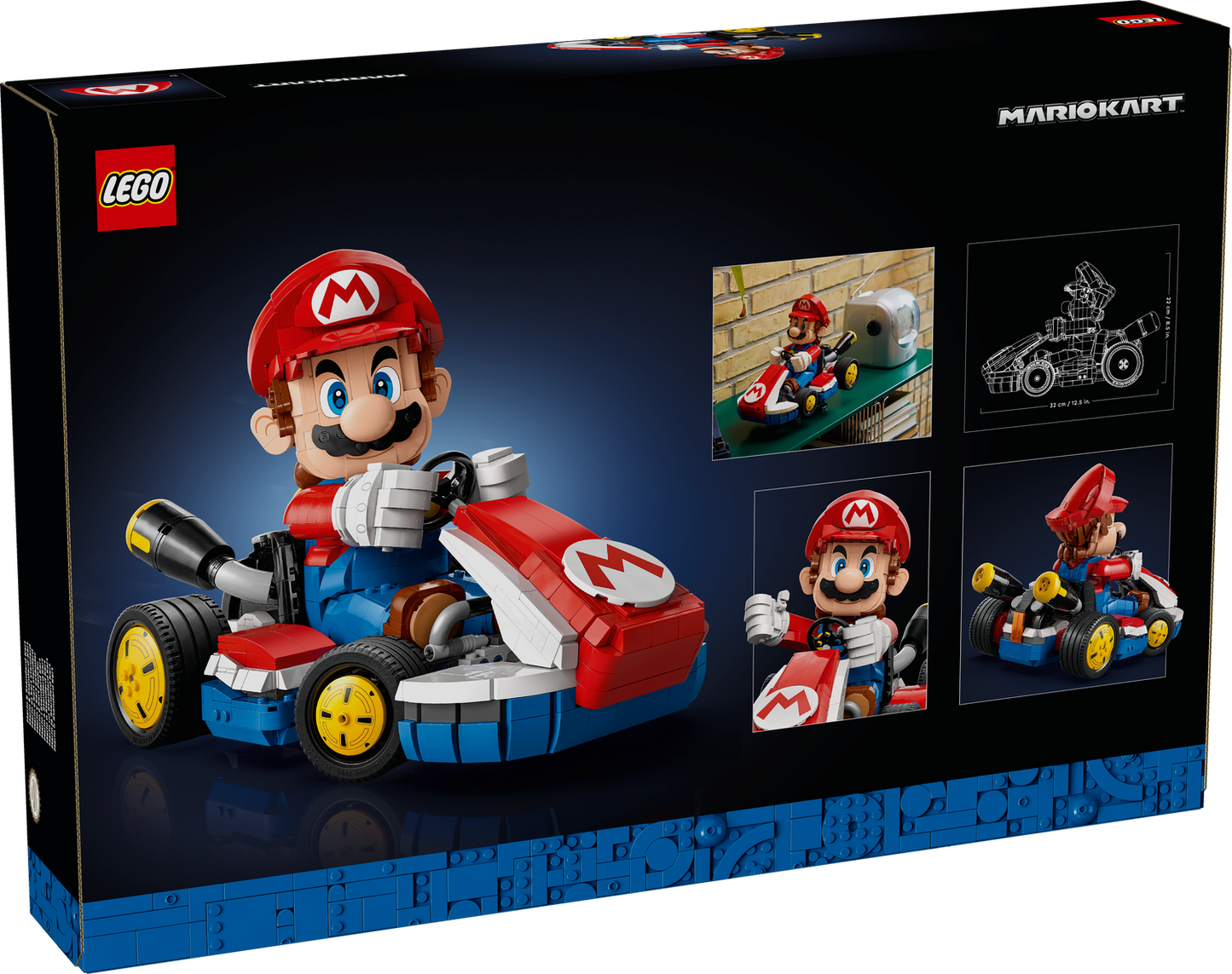LEGO | Mario Kart – Mario & Standard Kart Building Set (72037)