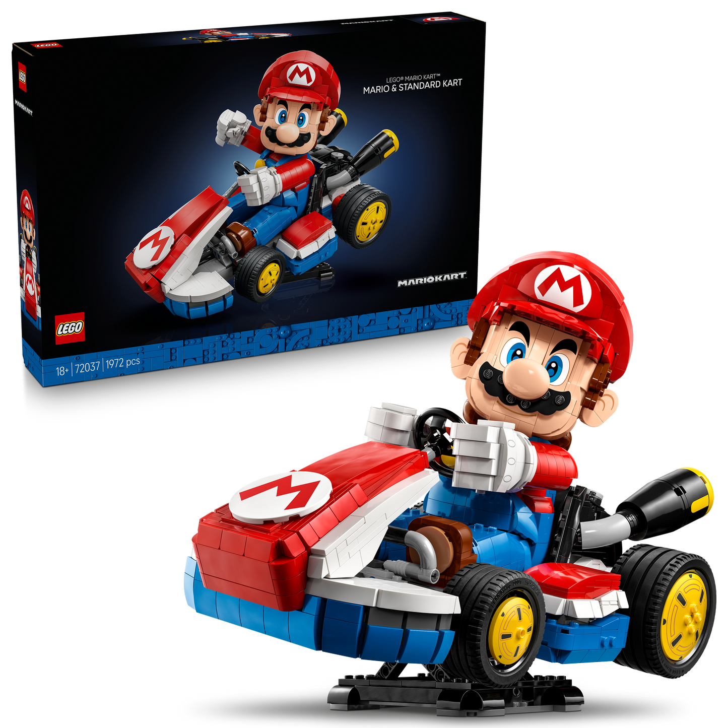 LEGO | Mario Kart – Mario & Standard Kart Building Set (72037)