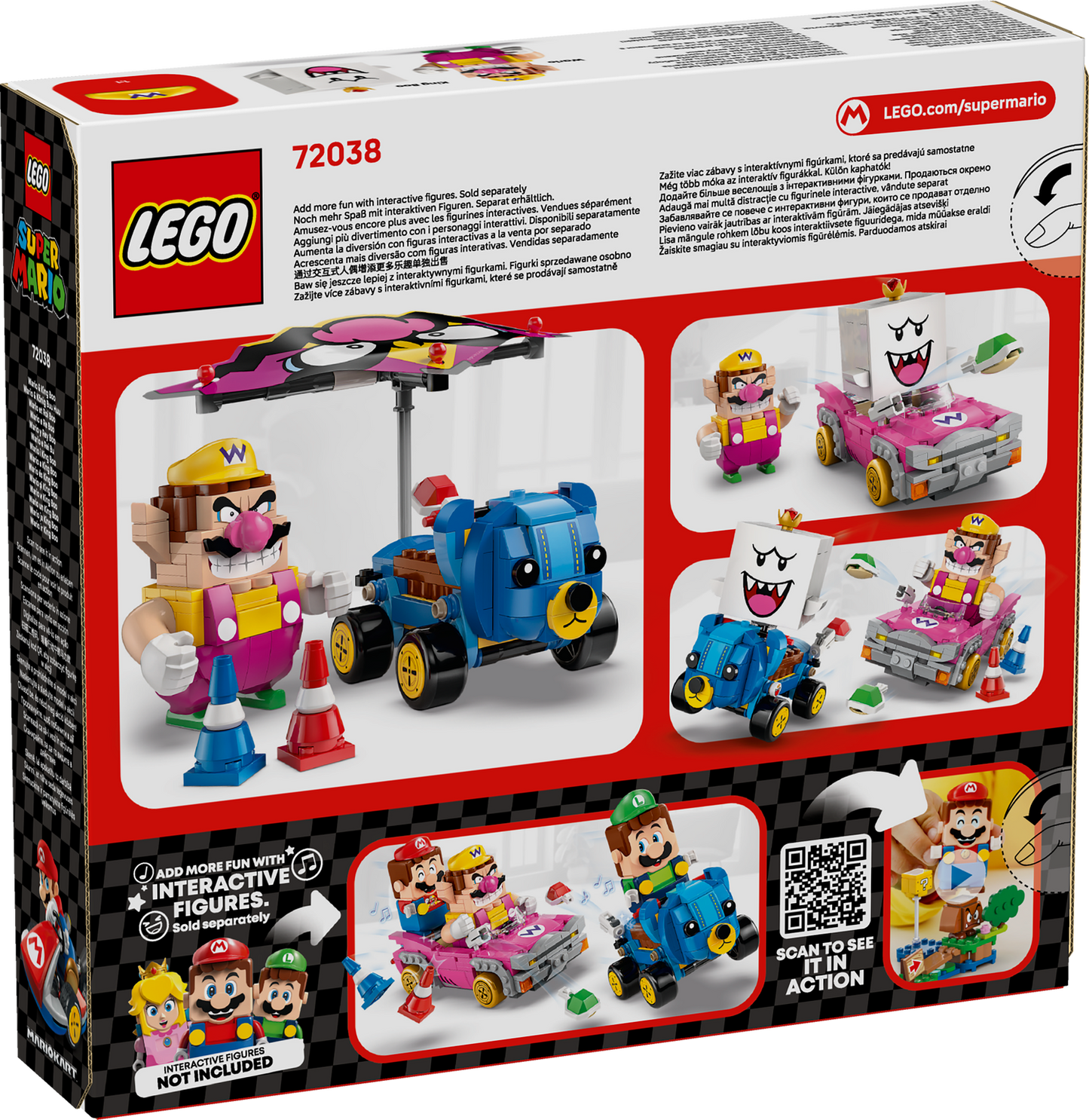 LEGO Super Mario: Mario Kart – Wario & King Boo (72038)