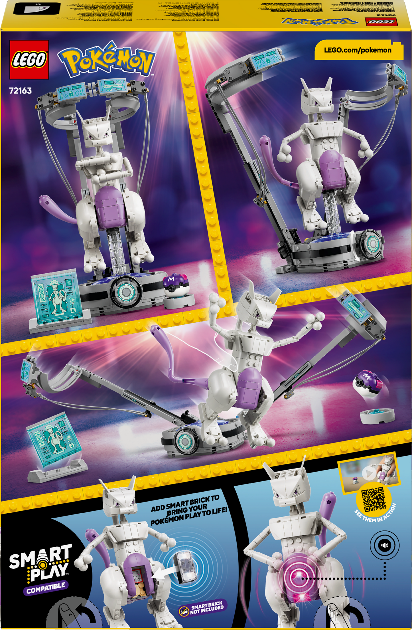 LEGO Pokemon: SMART Play™: Mewtwo's Lab Break (72163)