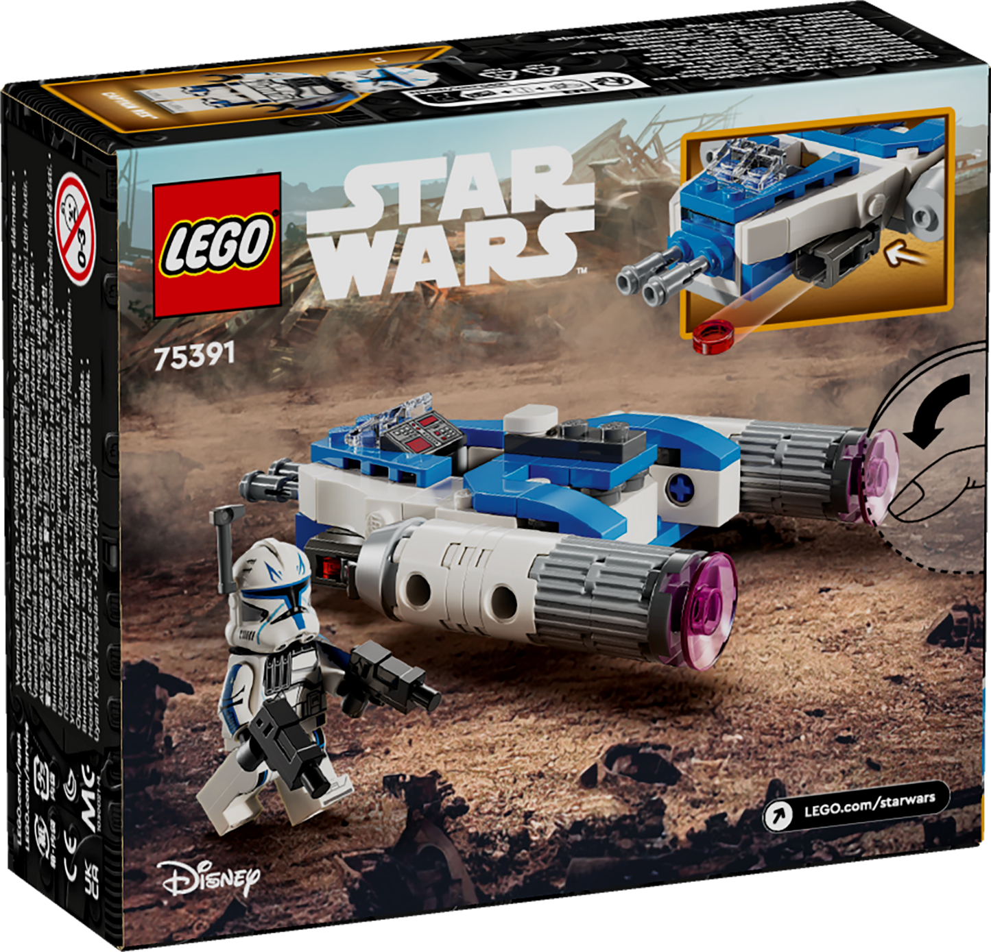 LEGO Star Wars: Captain Rex Y-Wing Microfighter (75391)
