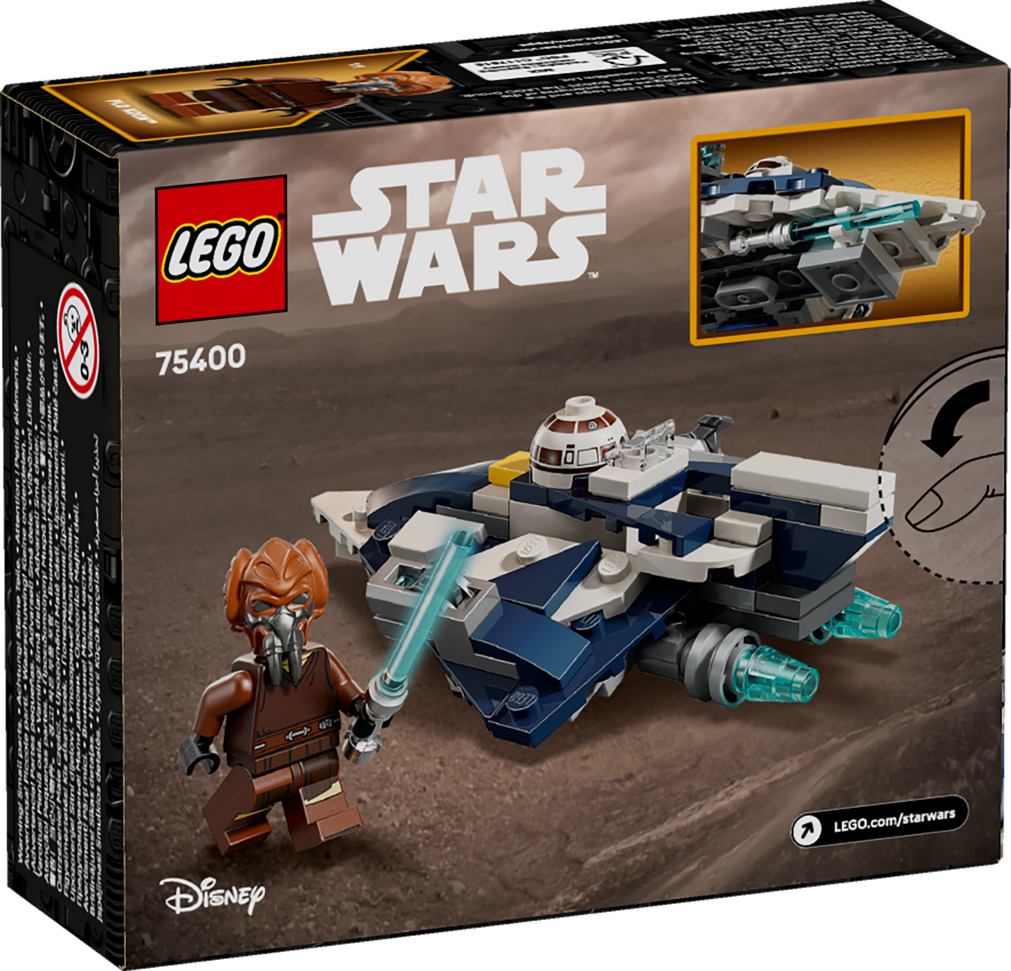 LEGO Star Wars | Plo Koon's Jedi Starfighter™ Microfighter (75400)
