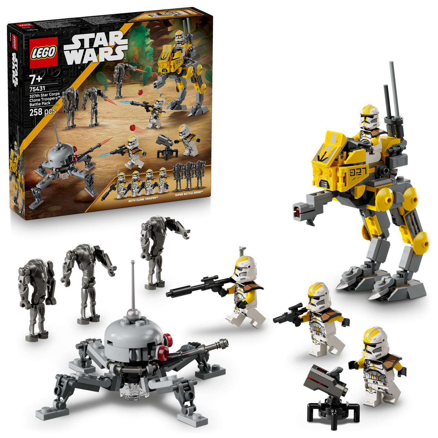 LEGO Star Wars 327th Star Corps Clone Troopers Battle Pack (75431)