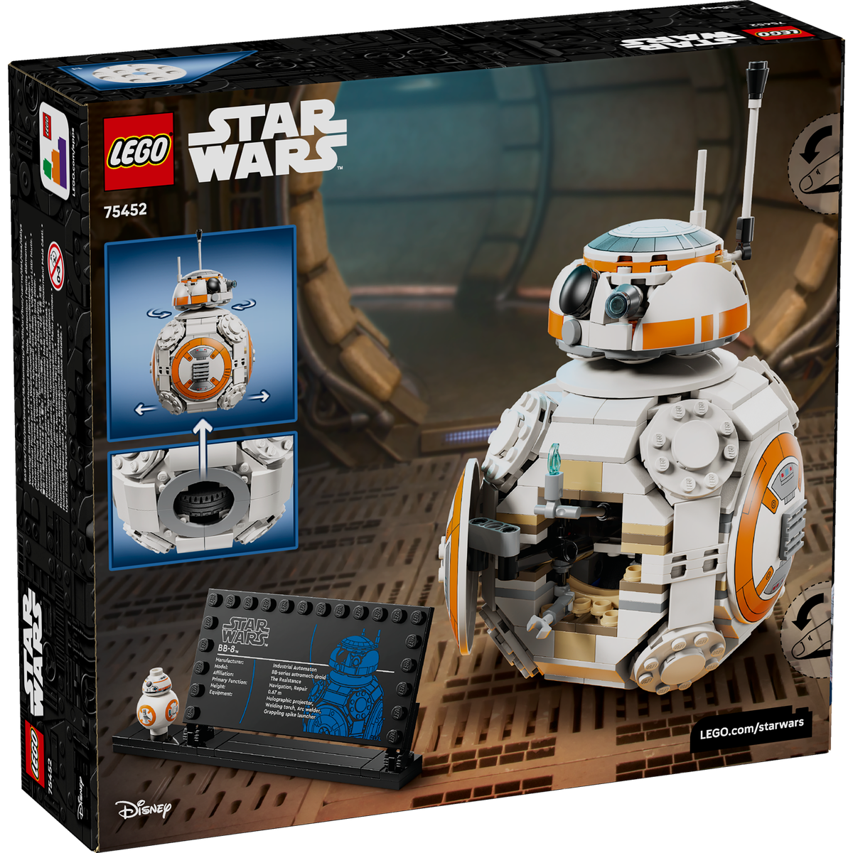 LEGO Star Wars BB-8 Astromech Droid Building Toy (75452)
