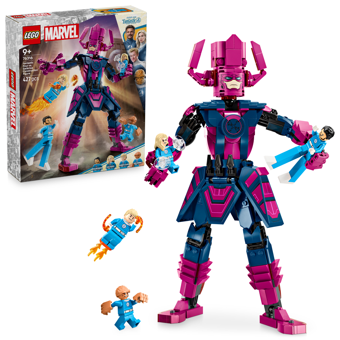 LEGO Marvel | Fantastic Four vs. Galactus Construction Figure (76316)