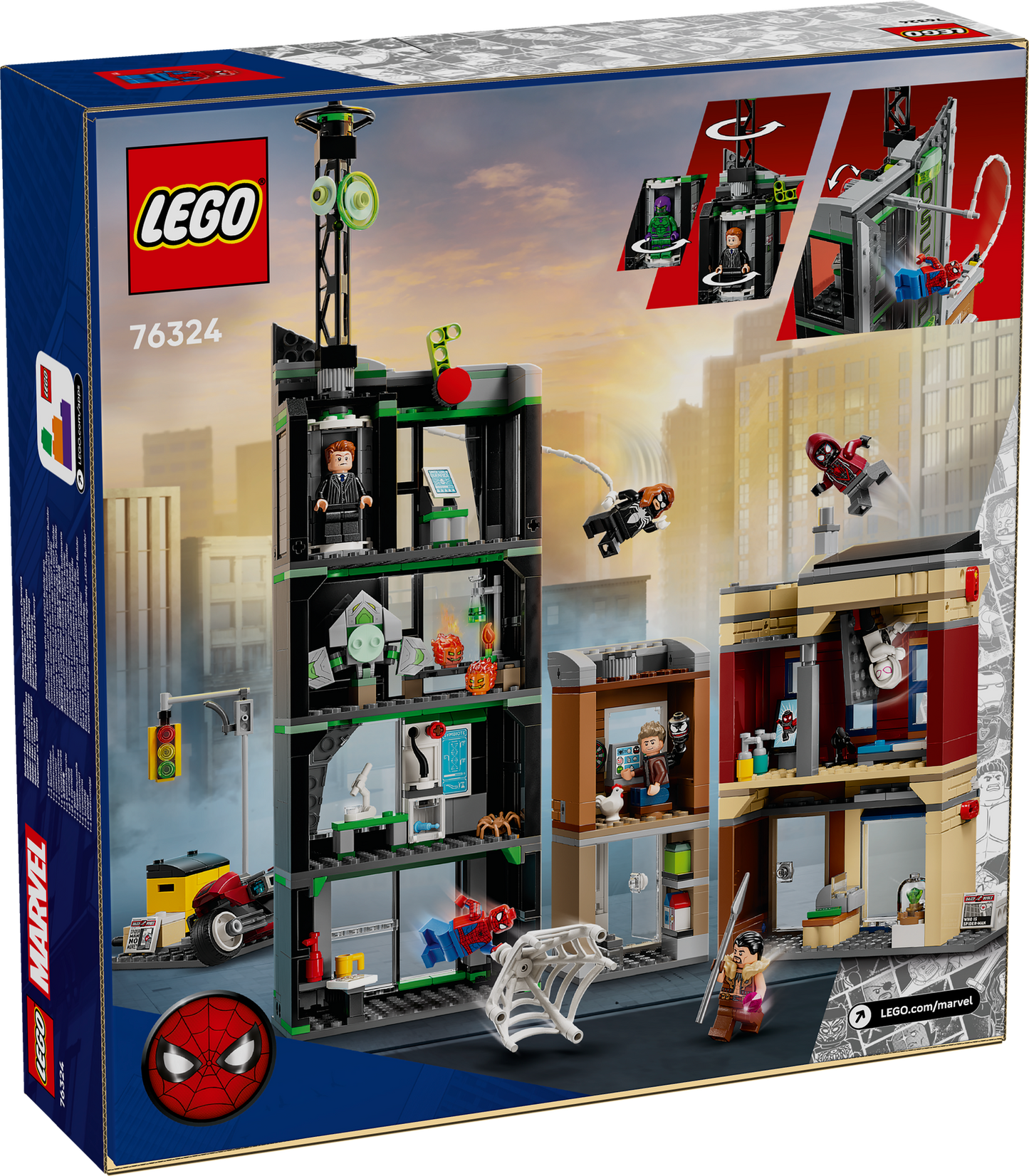 LEGO ǀ Marvel Spider-Man vs. Oscorp Building Toy (76324)