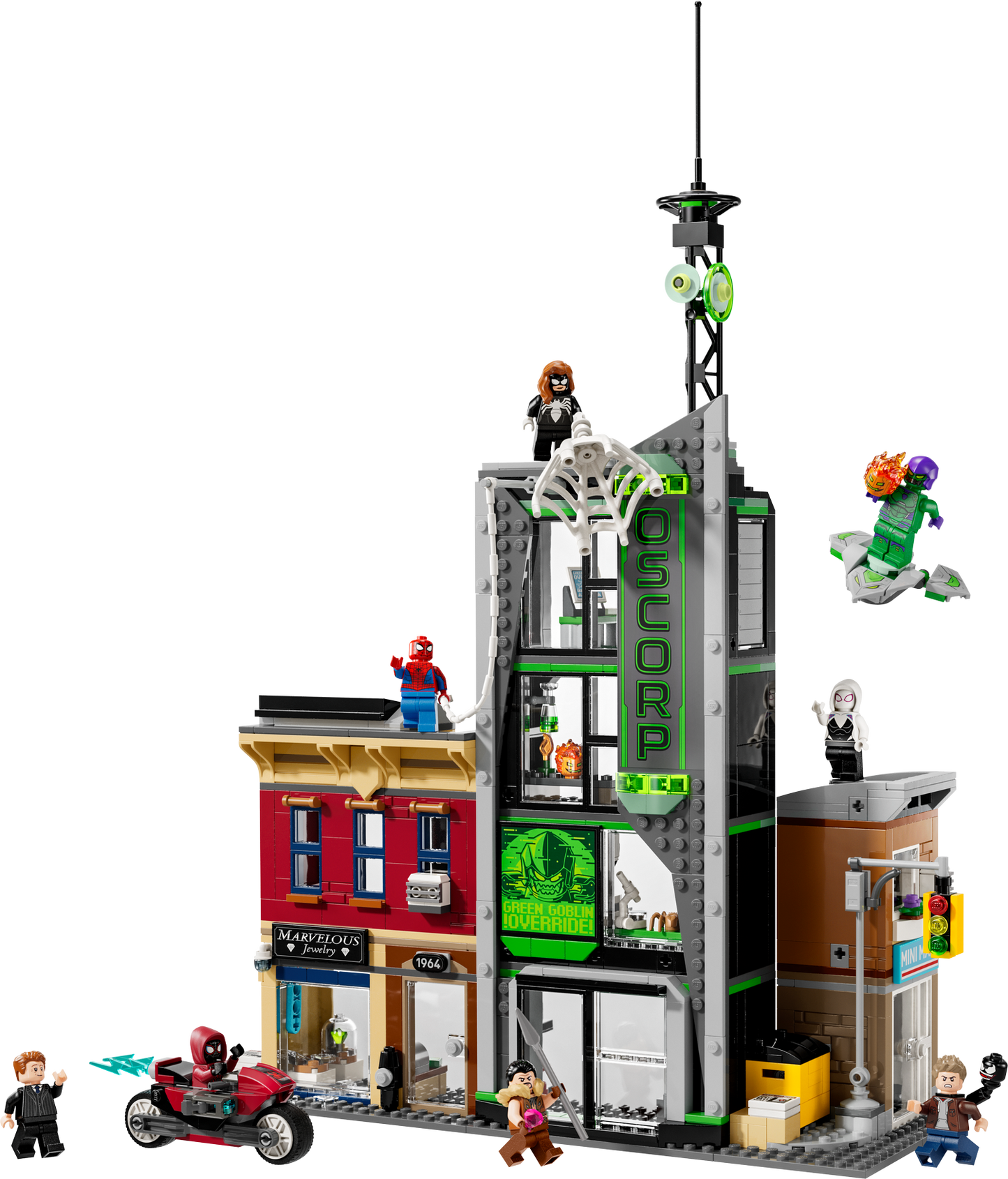 LEGO ǀ Marvel Spider-Man vs. Oscorp Building Toy (76324)