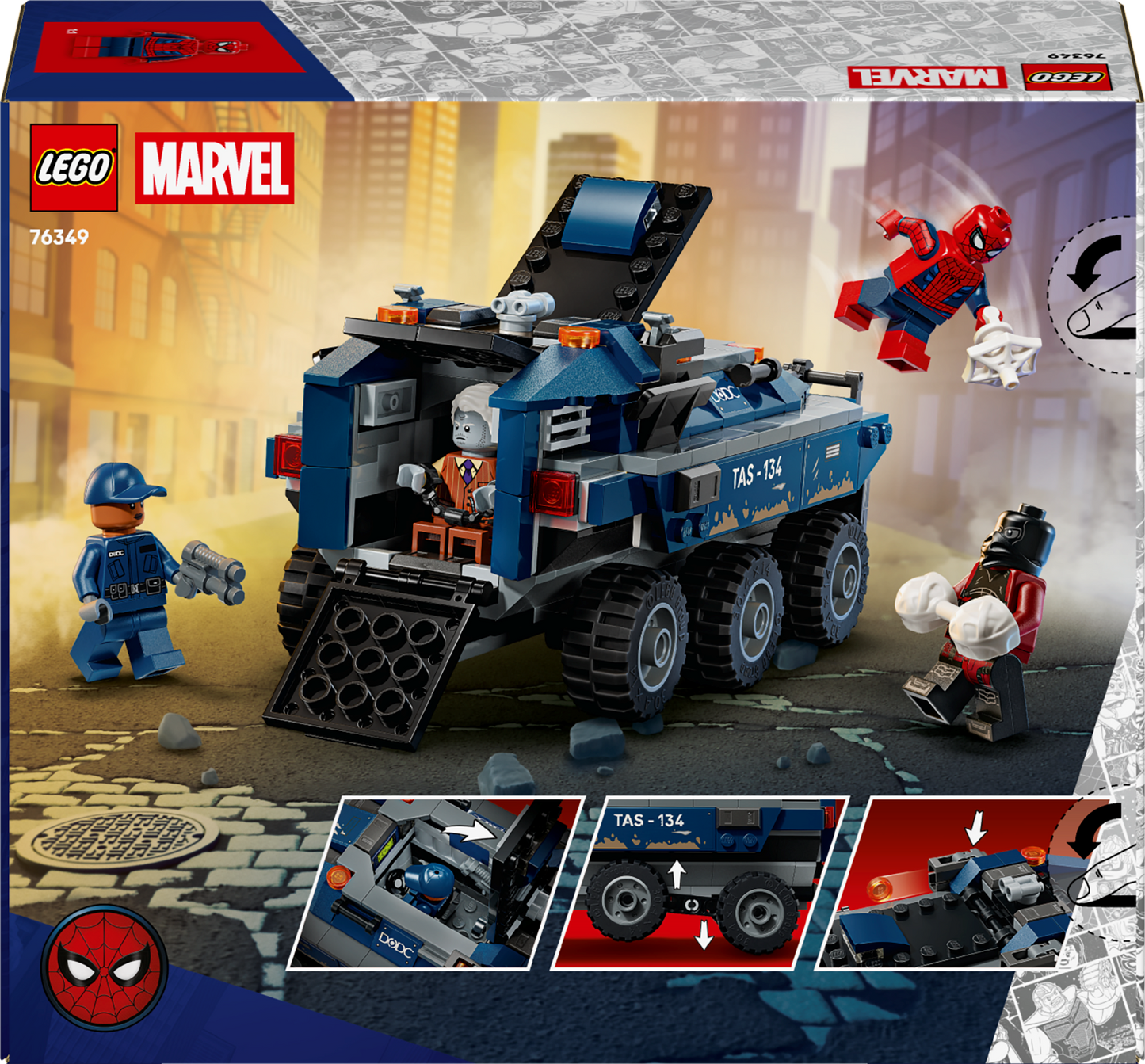 LEGO Marvel: Spider-Man Prison Transport Chase (76349)