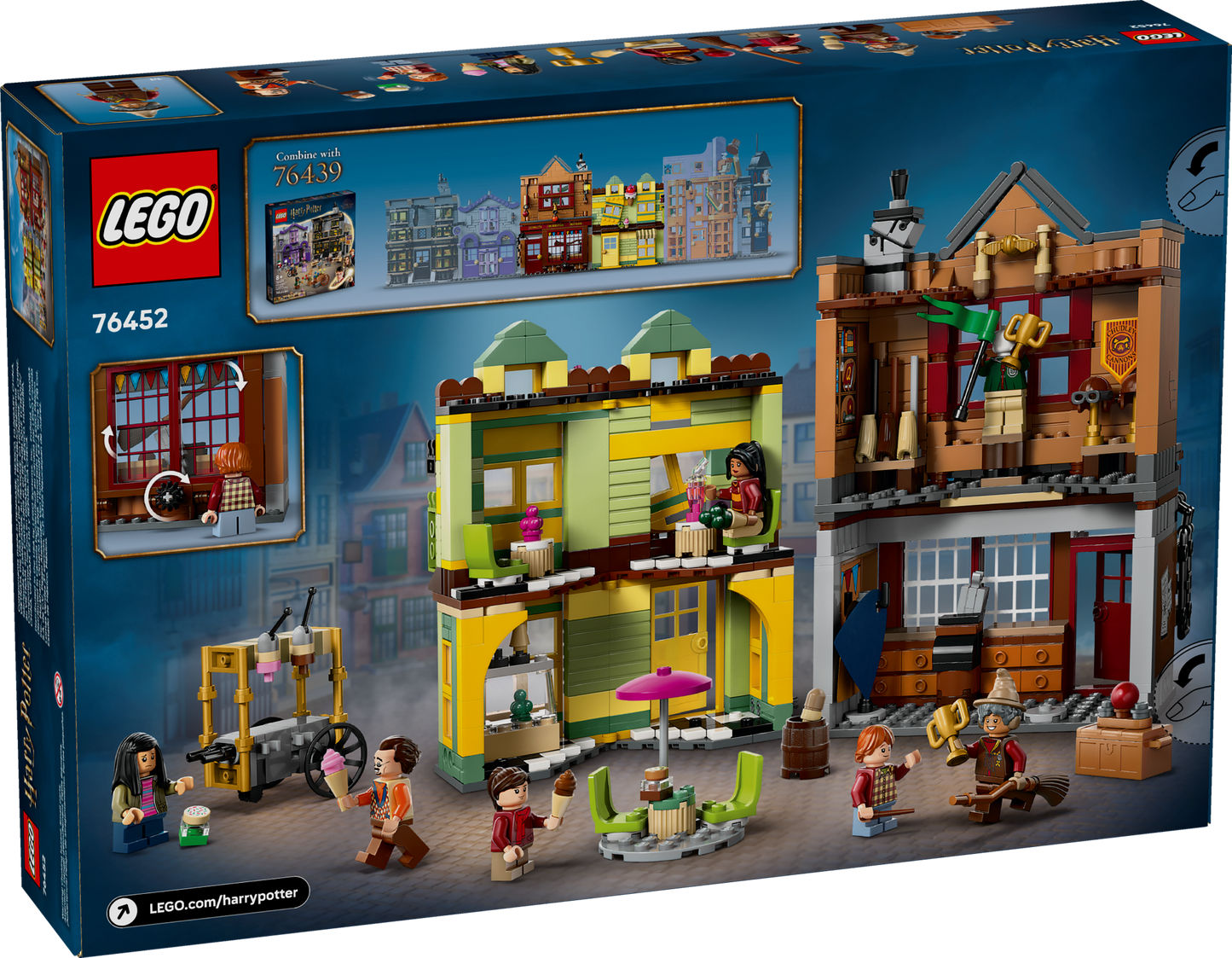 LEGO Harry Potter | Quality Quidditch™ Supplies & Ice Cream Parlour (76452)