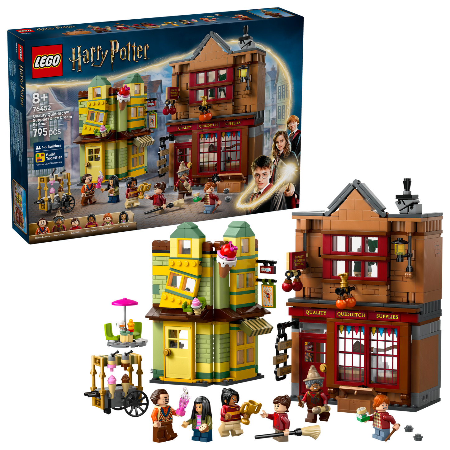 LEGO Harry Potter | Quality Quidditch™ Supplies & Ice Cream Parlour (76452)