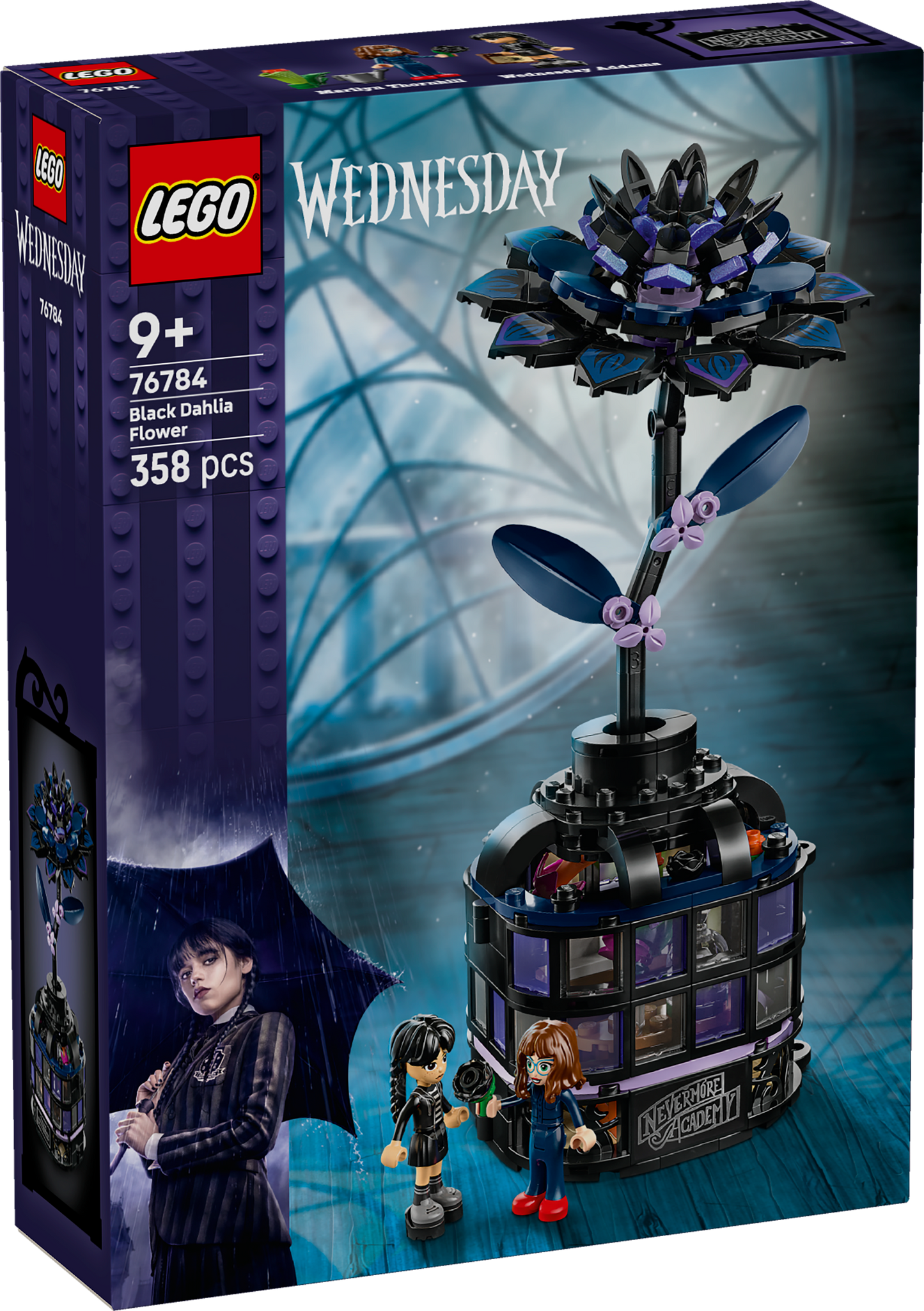 LEGO Wednesday Black Dahlia Flower (76784)