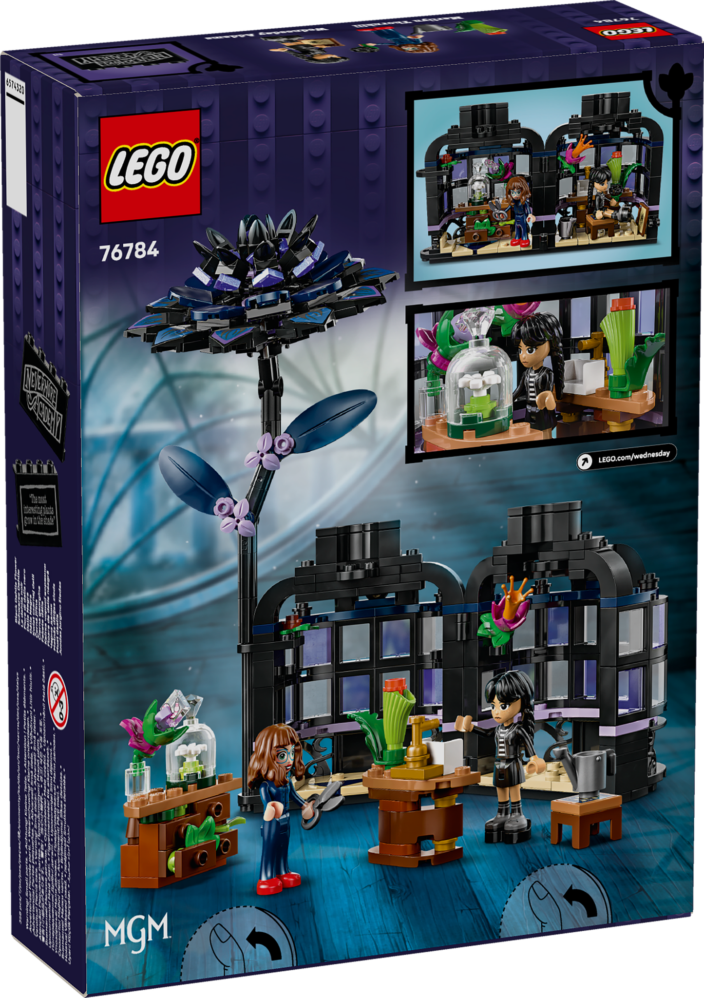 LEGO Wednesday Black Dahlia Flower (76784)