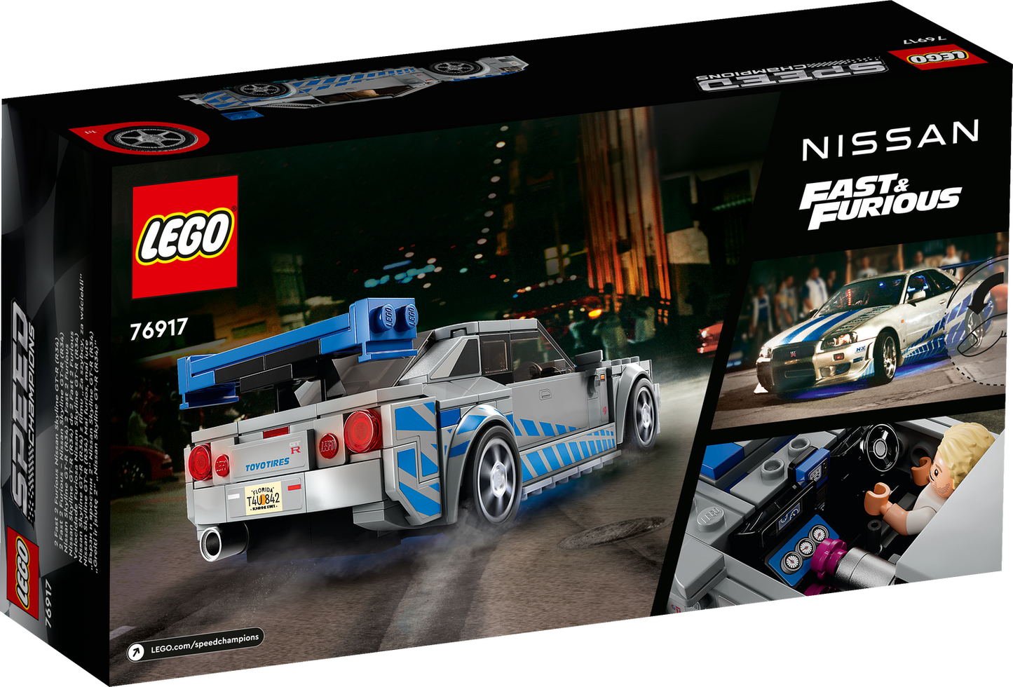 LEGO Speed Champions: 2 Fast 2 Furious Nissan Skyline GT-R (R34) (76917)