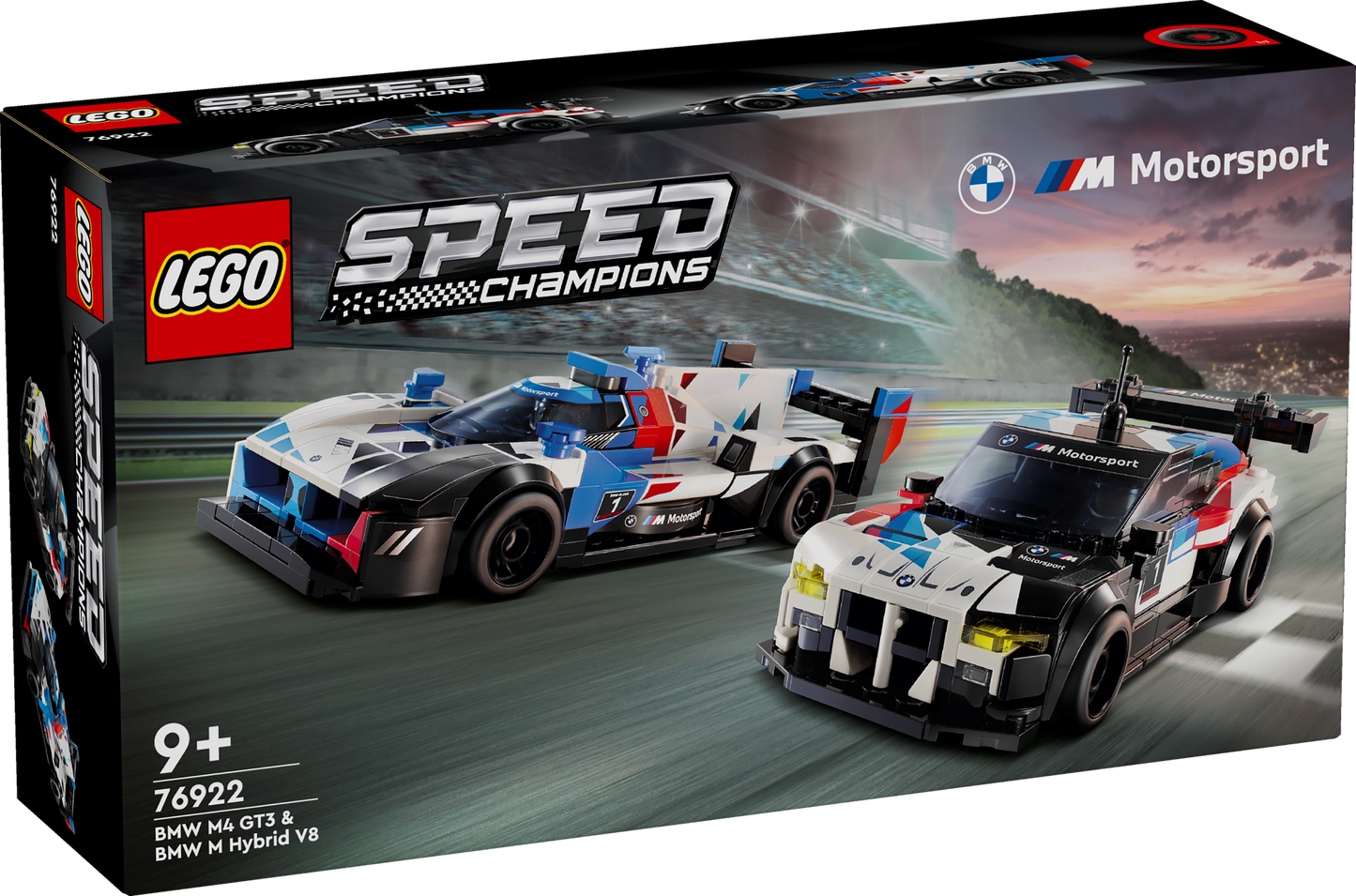 LEGO Speed Champions: BMW M4 GT3 & BMW M Hybrid V8 Race Cars (76922)