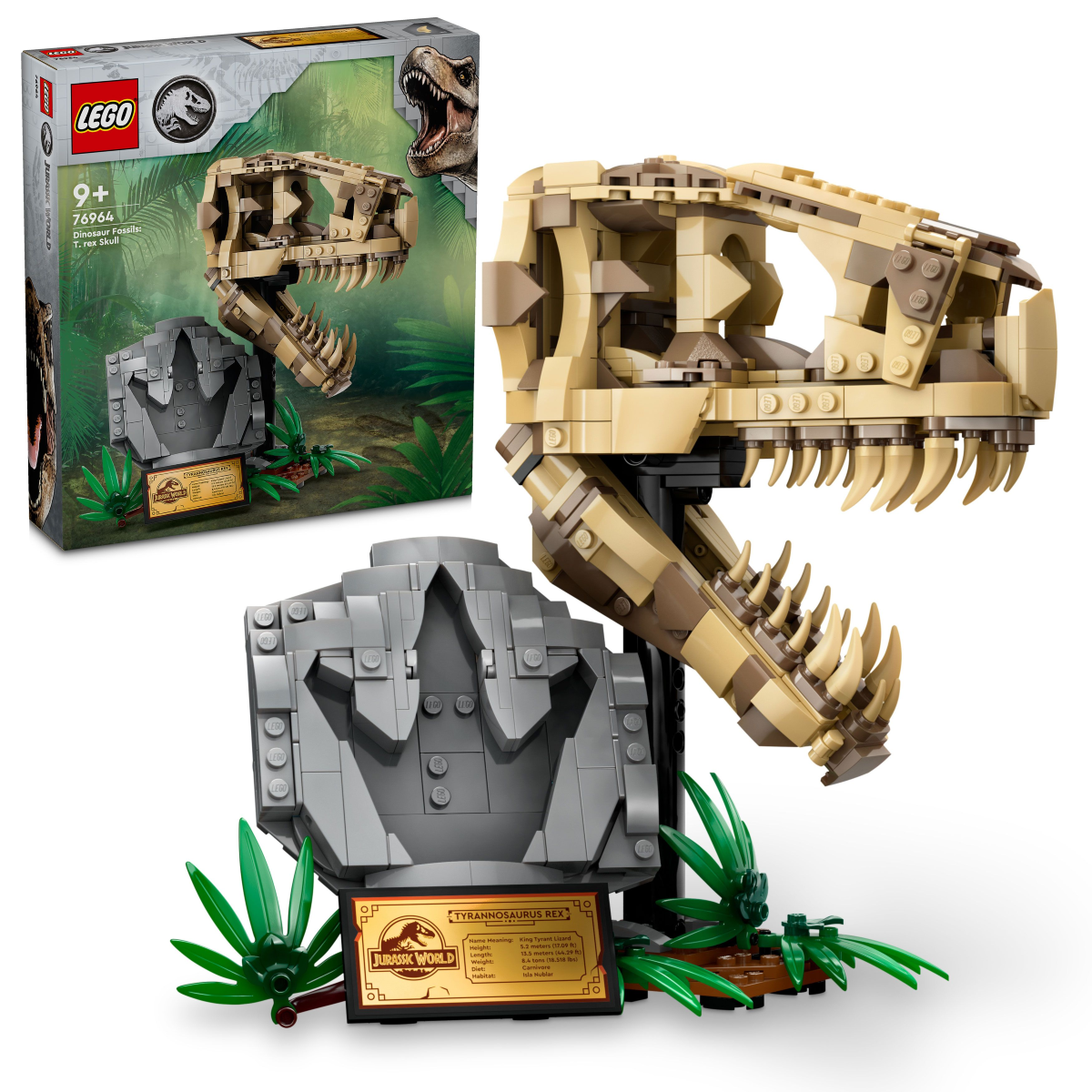 LEGO Jurassic World: Dinosaur Fossils: T. rex Skull (76964)