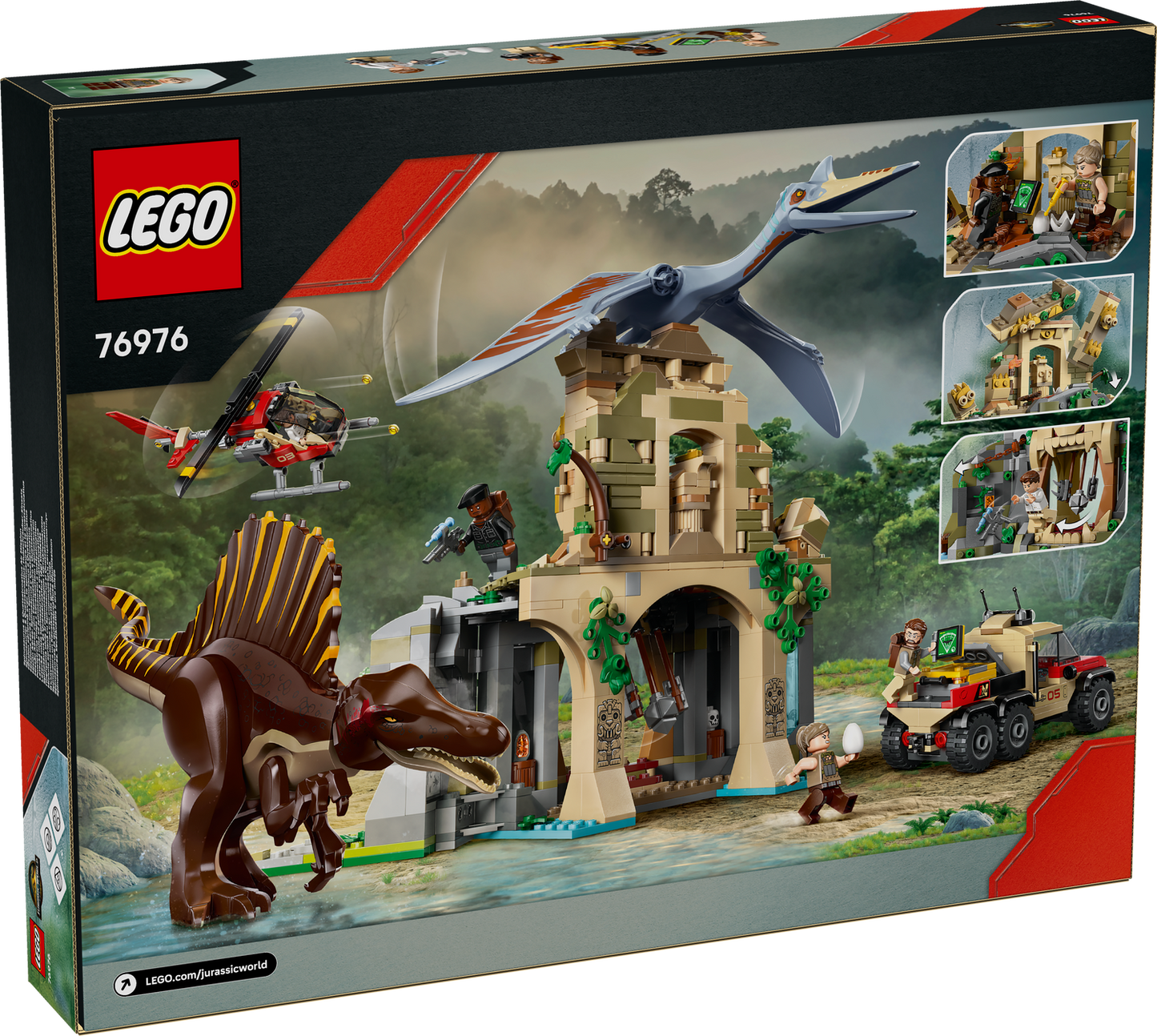 PRE-ORDER! LEGO | Jurassic World Spinosaurus & Quetzalcoatlus Air Mission (76976)