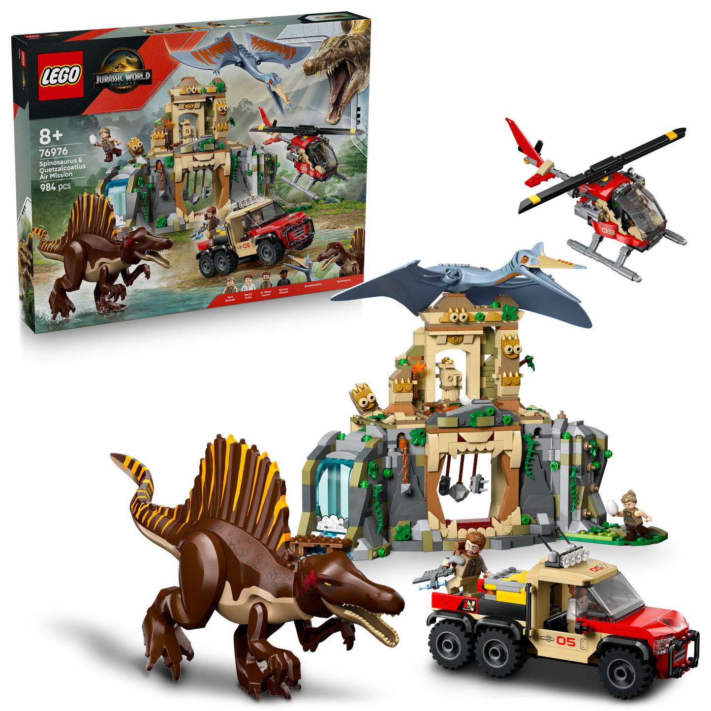 PRE-ORDER! LEGO | Jurassic World Spinosaurus & Quetzalcoatlus Air Mission (76976)