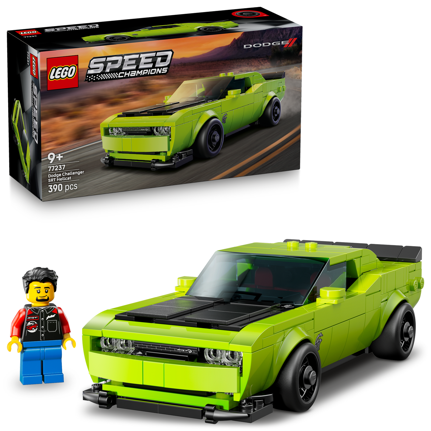 LEGO Speed Champions Dodge Challenger SRT Hellcat Sports Car (77237)