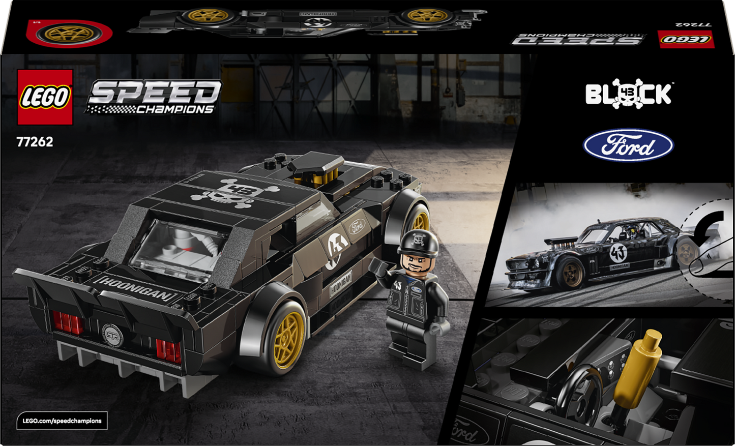 LEGO Speed Champions: Ken Block's '65 Ford Mustang Hoonicorn V1 (77262)