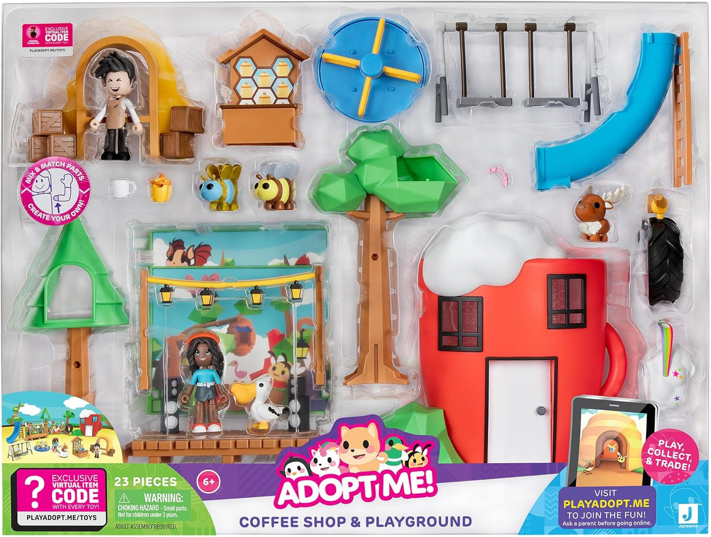 Adopt Me! Coffee Shop and Playground Large Playset
